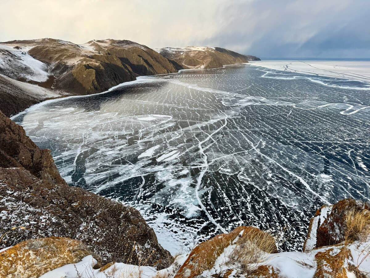 По зимним степям Прибайкалья. Тажераны. Ольхонский район.
