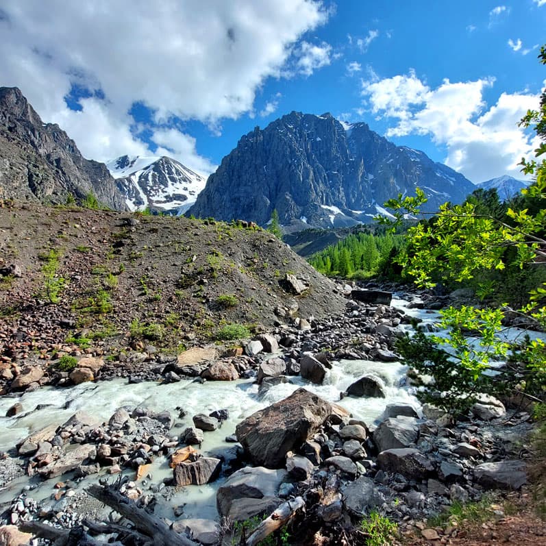 Горный лагерь на Алтае. Ущелье Актру - фото 9
