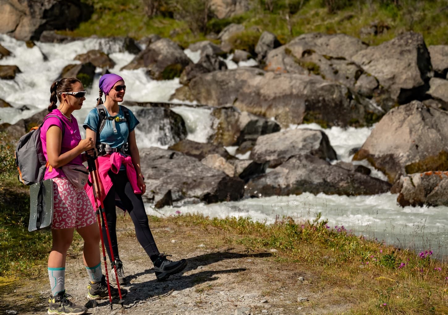 Пеший поход к Белухе с вьючными лошадьми - фото 7