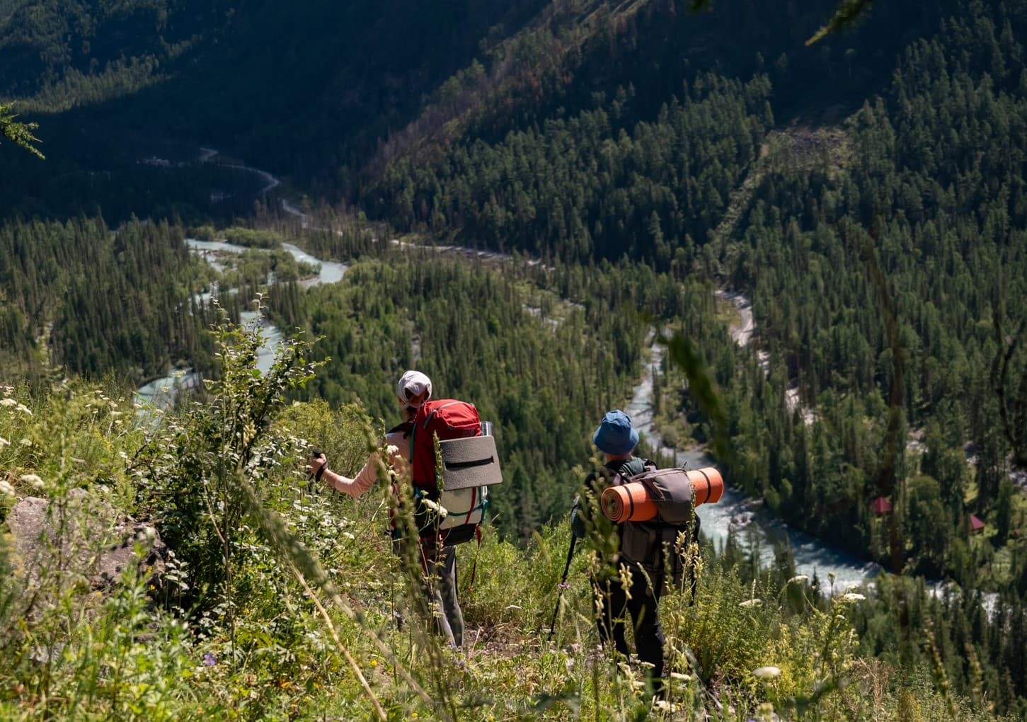Пеший поход к Белухе с вьючными лошадьми - фото 2