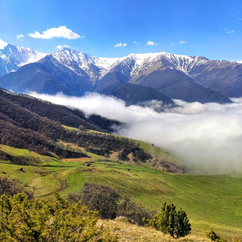 Термальные источники Гедуко, Джейрахское ущелье, курорт Армхи.