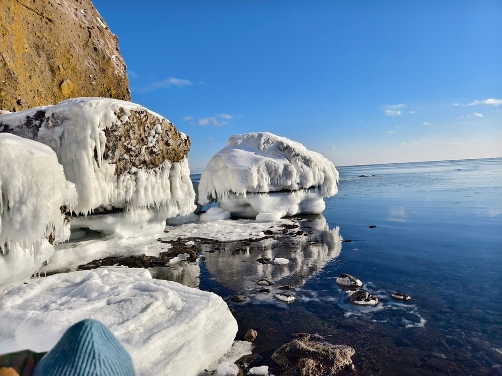 Бухта Тихая (зимой) - фото 4