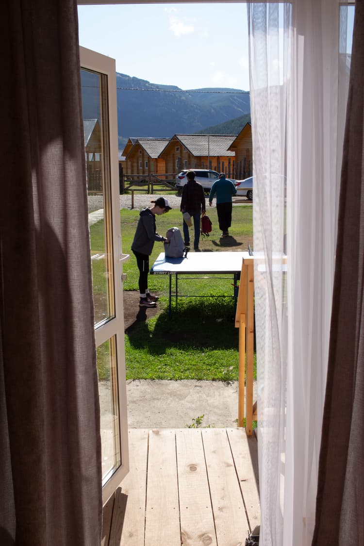 Туристическая база в Акташе