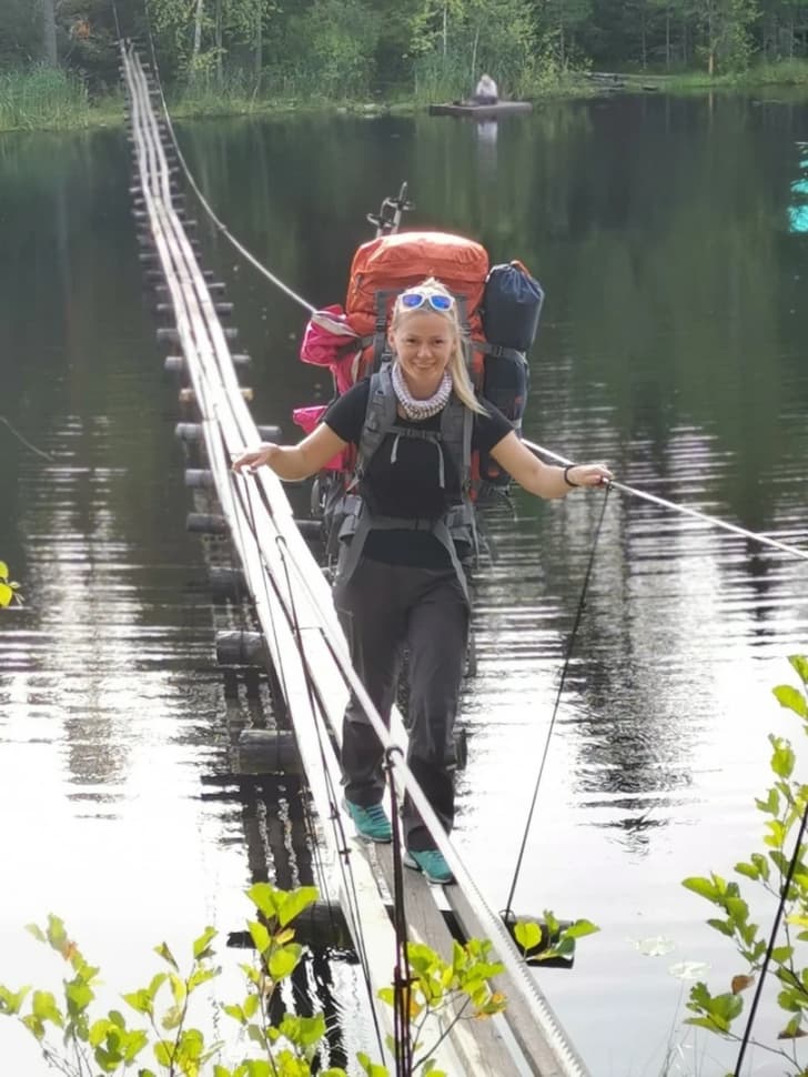 Ястребиное. Поход из Петербурга со скалолазанием и тарзанкой - фото 4