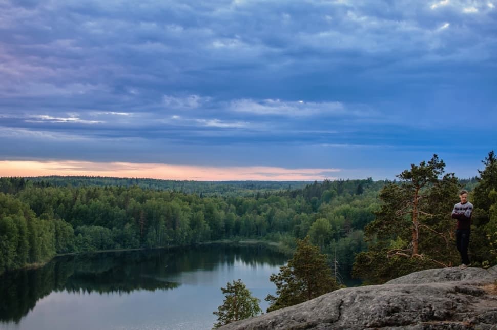 Ястребиное. Поход из Петербурга со скалолазанием и тарзанкой - фото 8