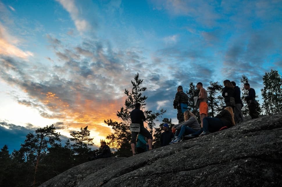 Ястребиное. Поход из Петербурга со скалолазанием и тарзанкой - фото 6