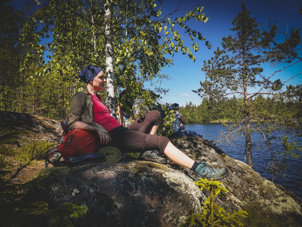 Скальные озера Карелии. Пеший поход с палатками из Санкт-Петербурга - фото 8