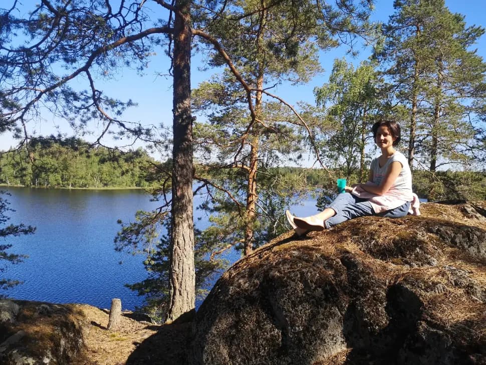 Ладожский берег. Пеший поход с палатками из Санкт-Петербурга
