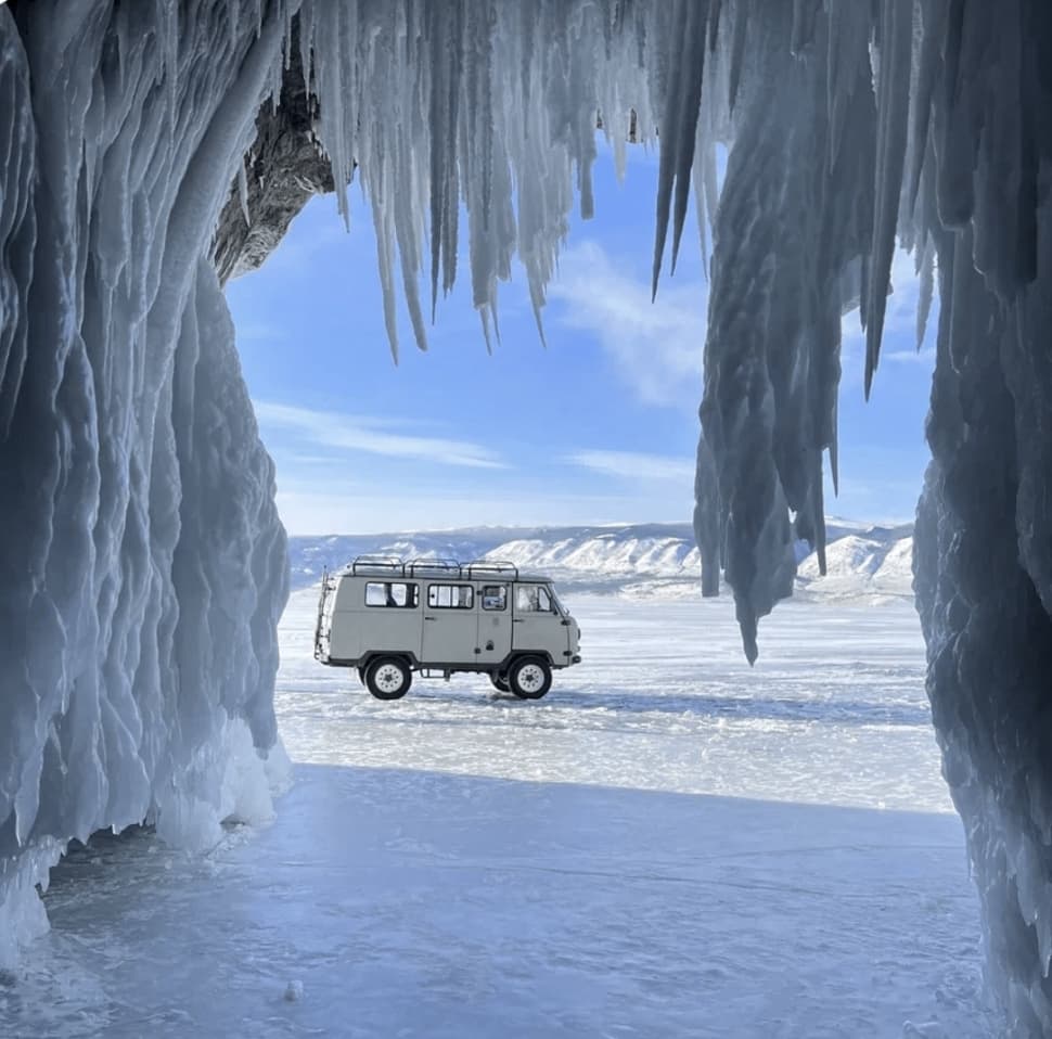 Однодневный тур на Ольхон. Зима - фото 13