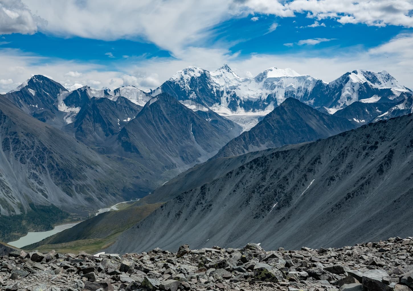 Пеший поход к Белухе с вьючными лошадьми - фото 10