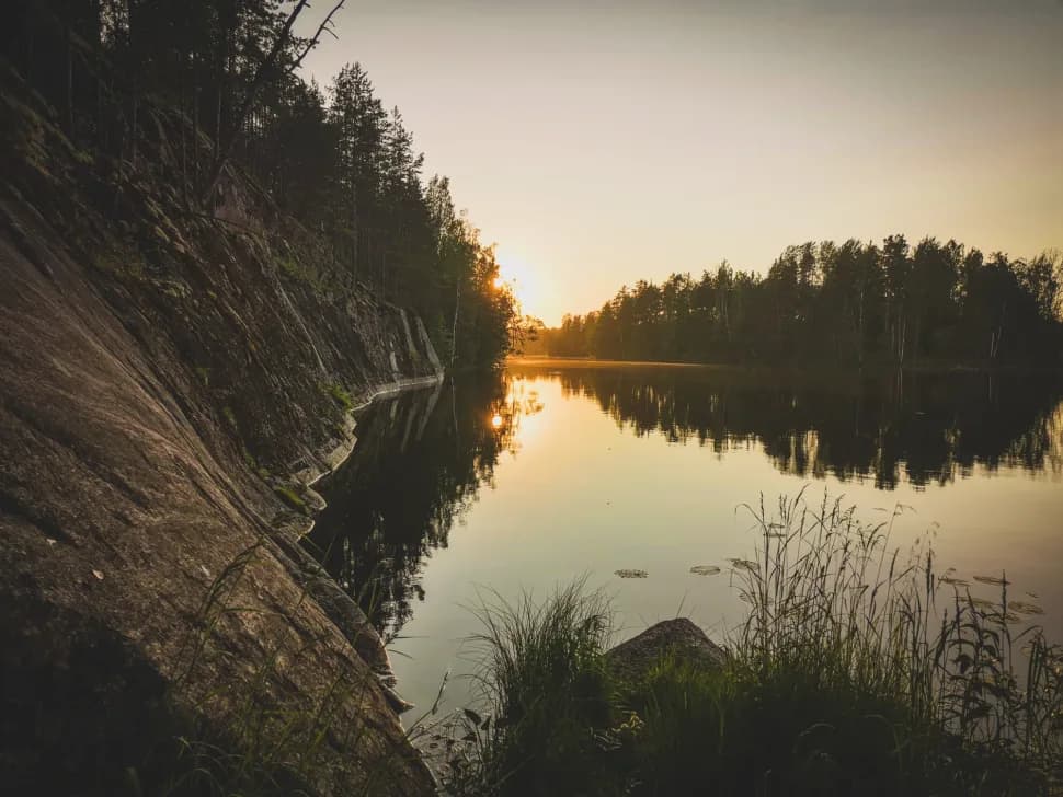 Ладожский берег. Пеший поход с палатками из Санкт-Петербурга - фото 14