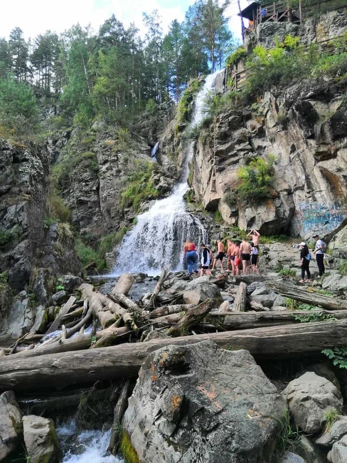 Камышлинский водопад (экскурсии с баз ОЭЗ Бирюзовая Катунь) - фото 8