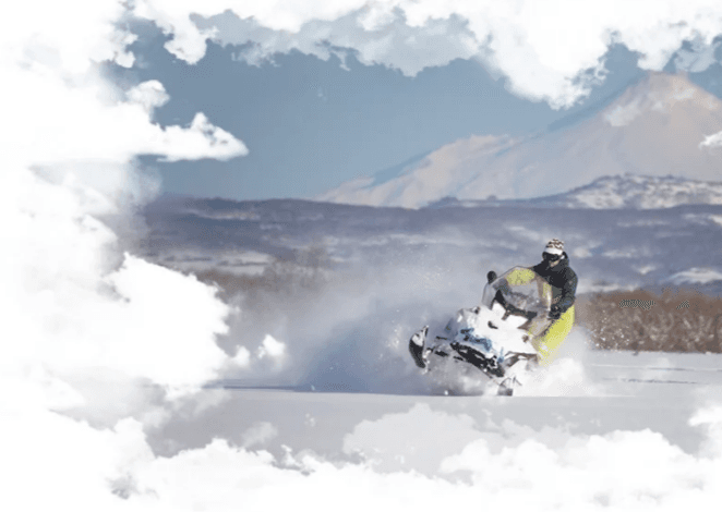 Снегоходный тур к вулканам Камчатки