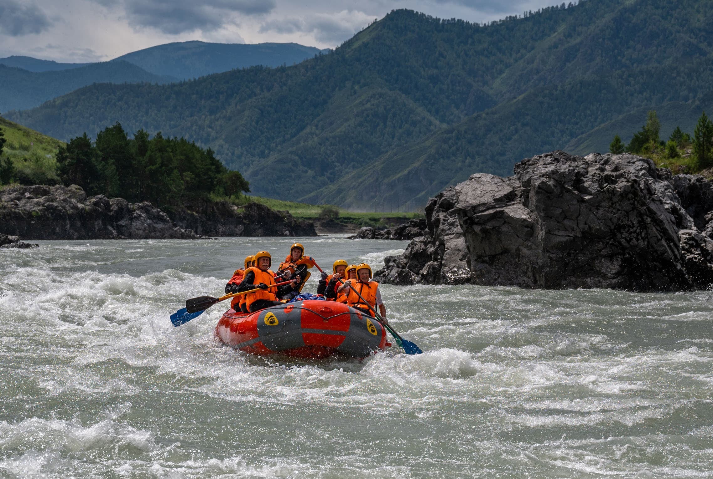 Сплав по нижней Катуни