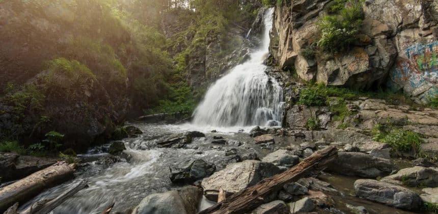 Камышлинский водопад (экскурсии с баз ОЭЗ Бирюзовая Катунь) - фото 1