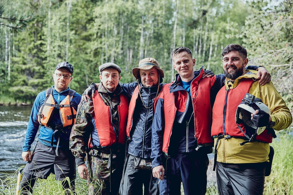 Сплав на катамаранах по реке Кереть, 3 дня